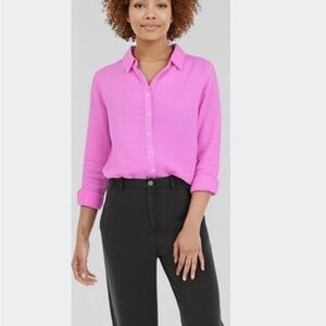 Dylan 100% Linen Boyfriend Shirt